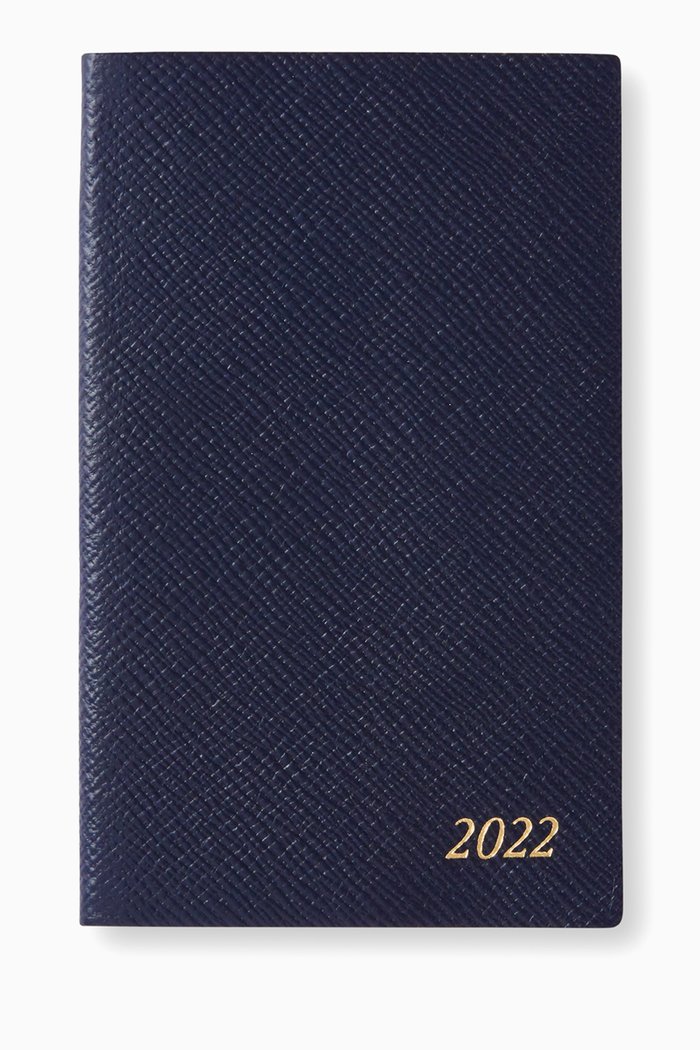 

2022 Panama Diary in Crossgrain Lambskin, Blue
