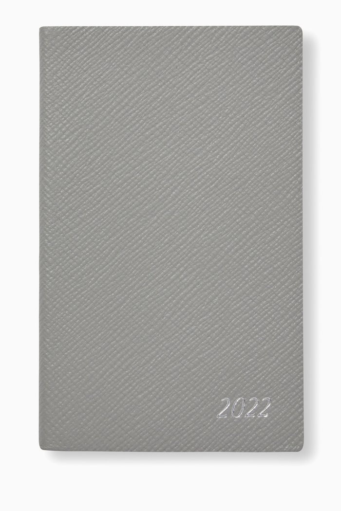 

2022 Panama Diary in Crossgrain Lambskin, Grey