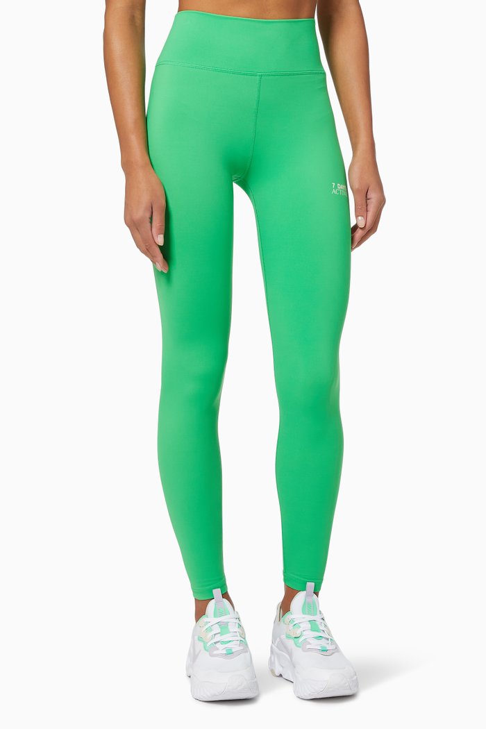 

KK High Waist Tights, Green