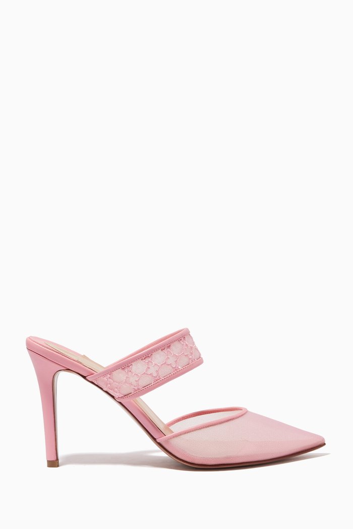 

Mika 90 Pumps in Mesh, Pink