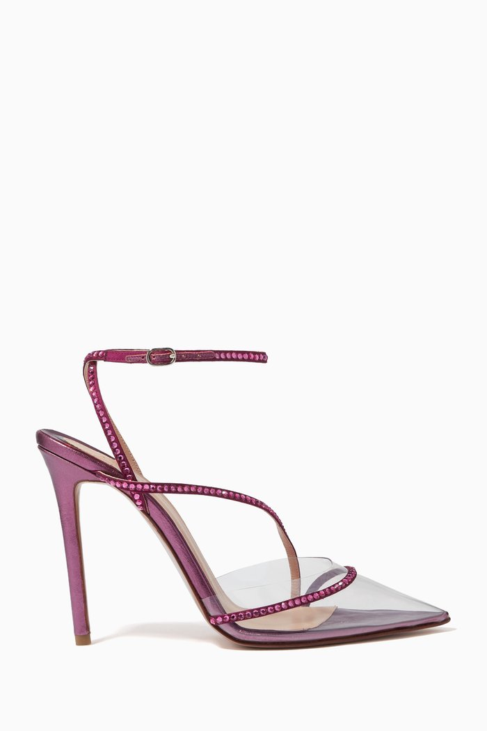 

Dassy Sunset 105 Pumps in Leather & PVC, Pink