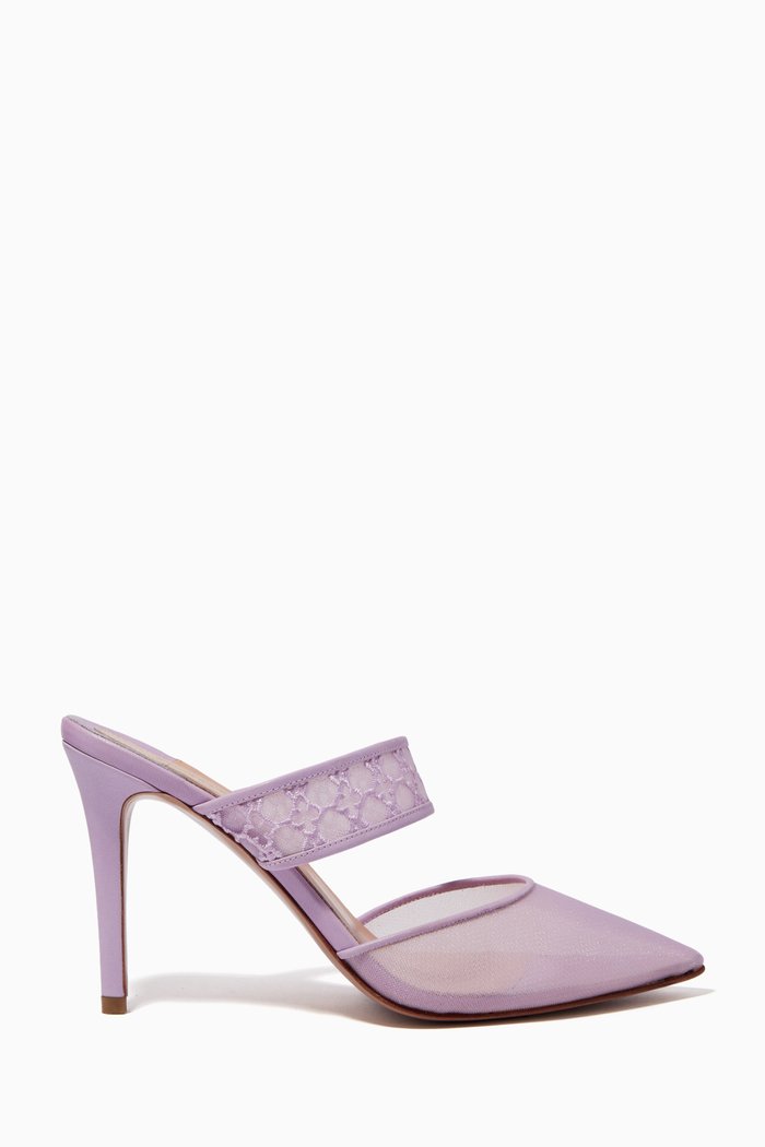 

Mika 90 Pumps in Mesh, Purple