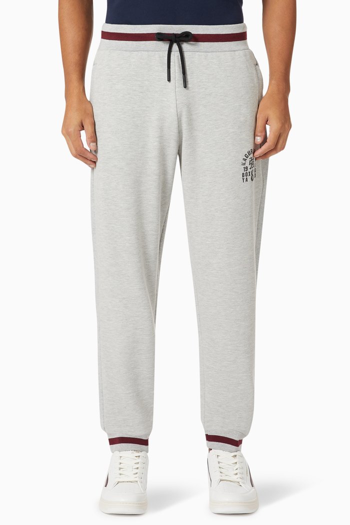 

Training Boxing Yard Joggers in Cotton Jersey, Grey
