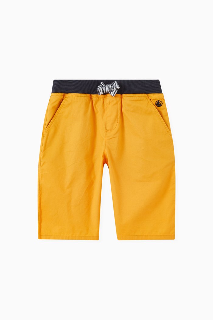 

Bermuda Shorts in Cotton, Yellow
