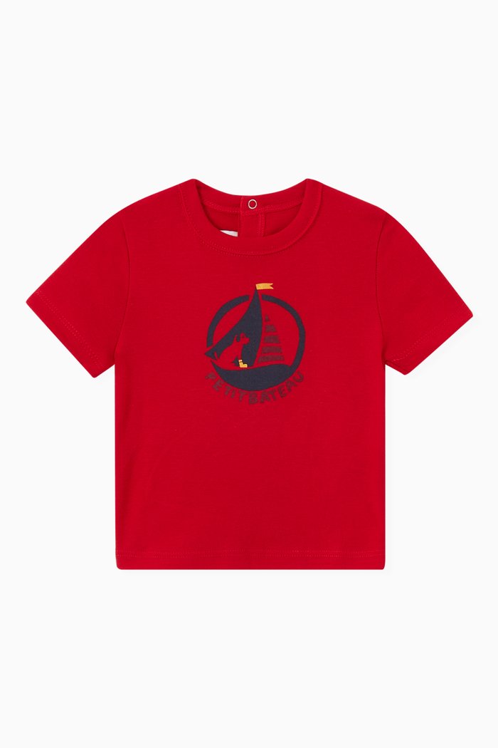 

Logo Print T-shirt in Cotton Jersey, White