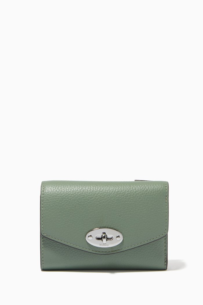

Darley Multi-card Wallet in Small Classic Grain Leather, Green