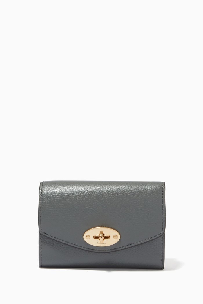 

Darley Multi-card Wallet in Small Classic Grain Leather, Grey