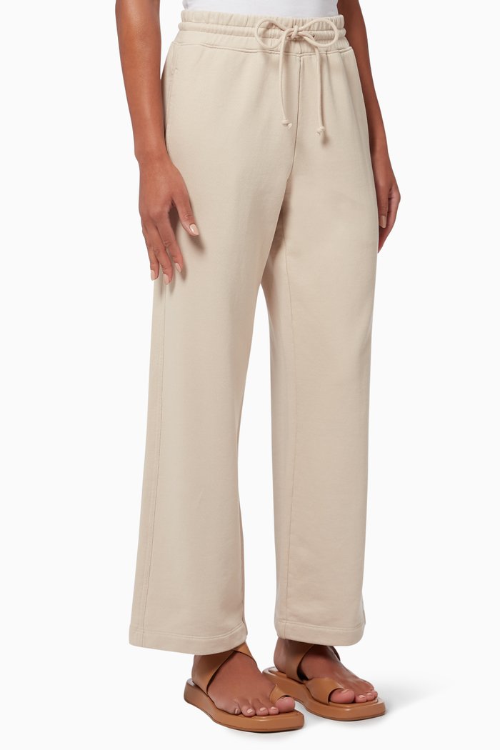

Cropped Pant in French Terry Cotton, Brown