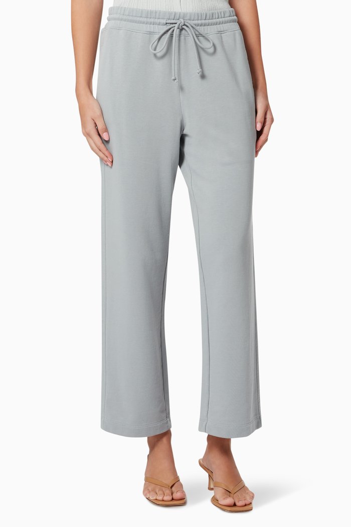 

Cropped Pant in French Terry Cotton, Grey