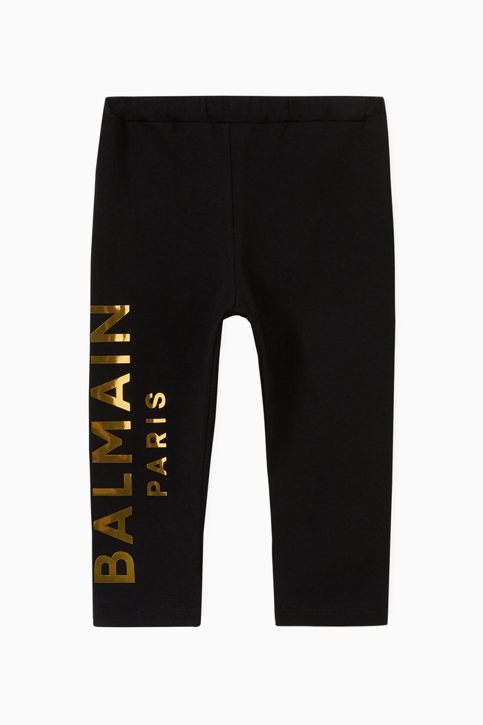 

Balmain Leggings in Stretch Jersey, Black