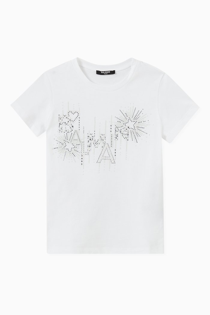 

Logo Graphic T-shirt in Jersey, White