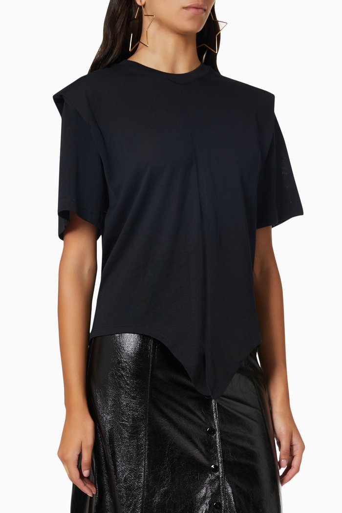 

Zelika T-shirt in Cotton Jersey, Black