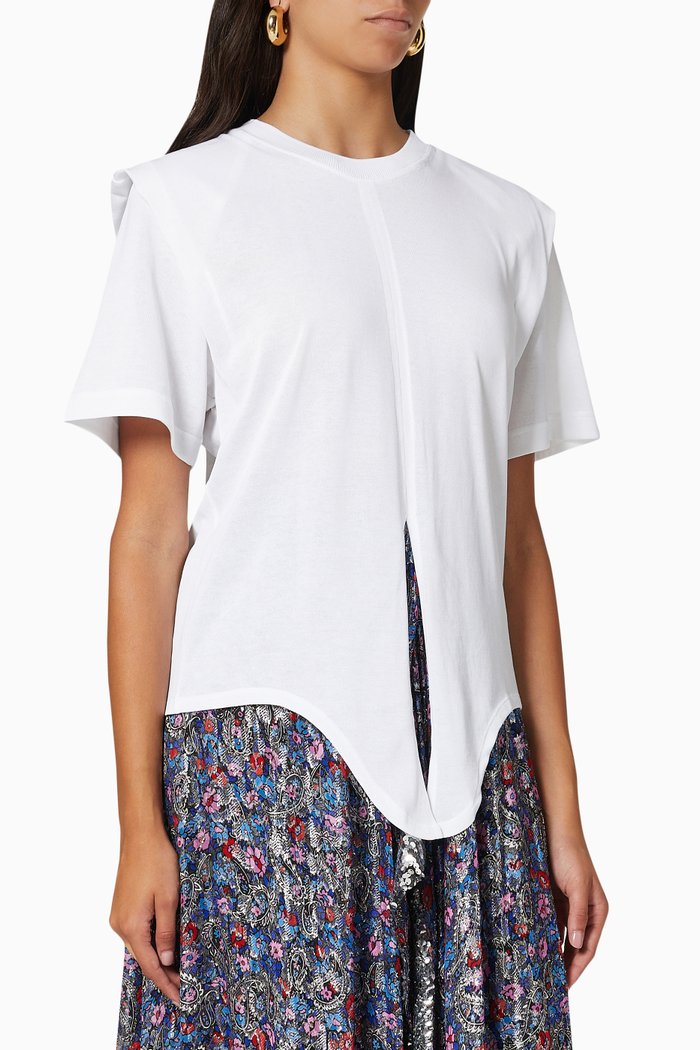 

Zelika T-shirt in Cotton Jersey, White