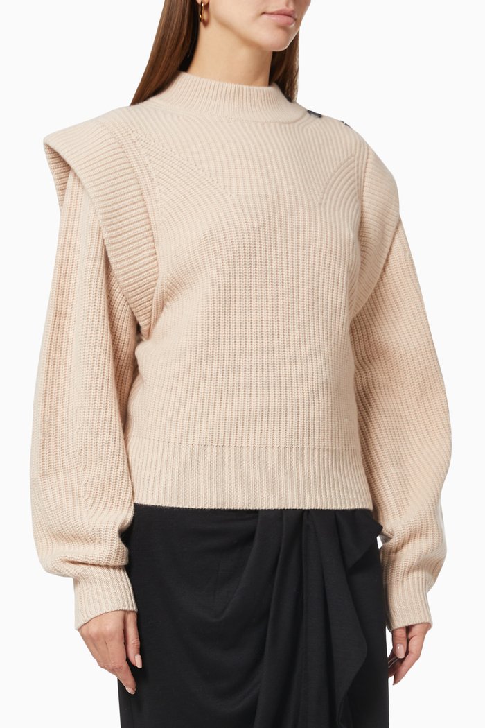 

Peggy Sweater in Cashmere, Neutral