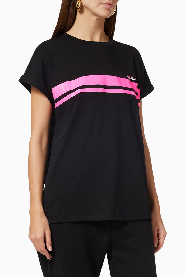 

Logo T-shirt in Cotton Jersey, Black