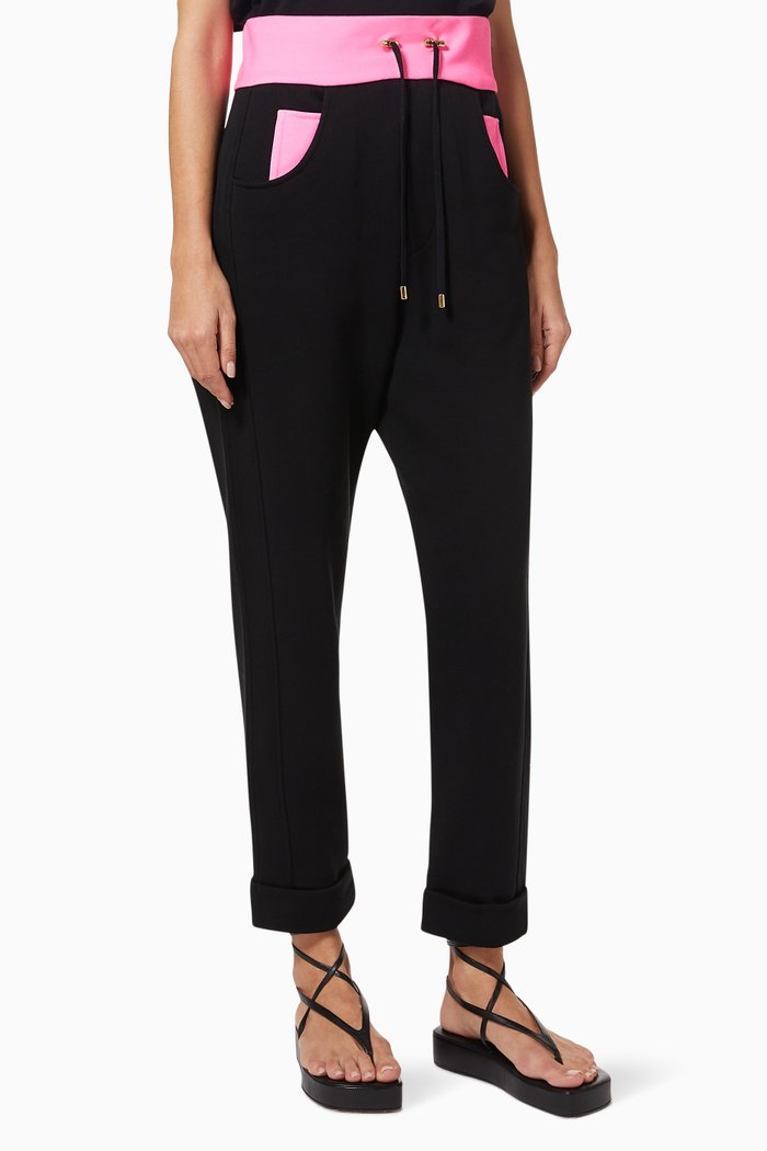 

Logo Sweatpants in Cotton Jersey, Black