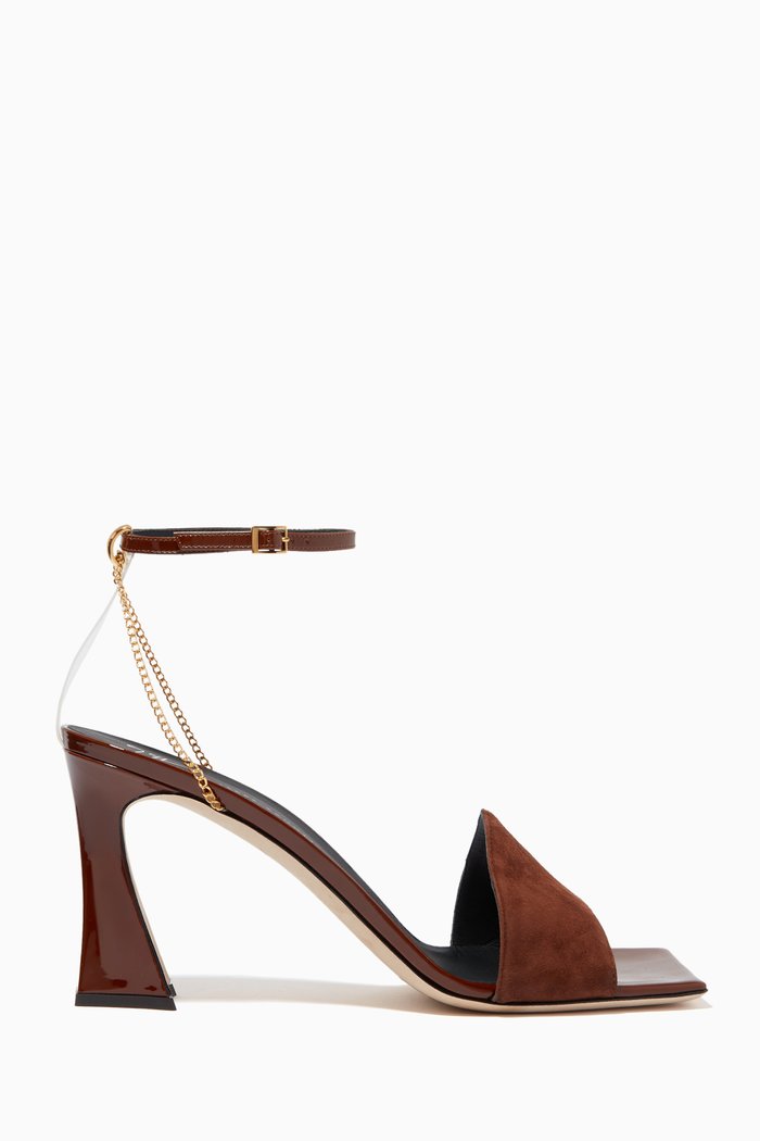 

Erhos Sandals in Suede, Brown