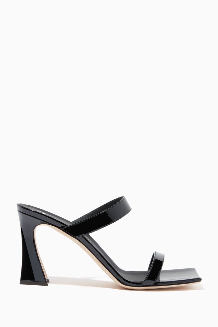 

Flaminia Sandals in Patent Leather, Black