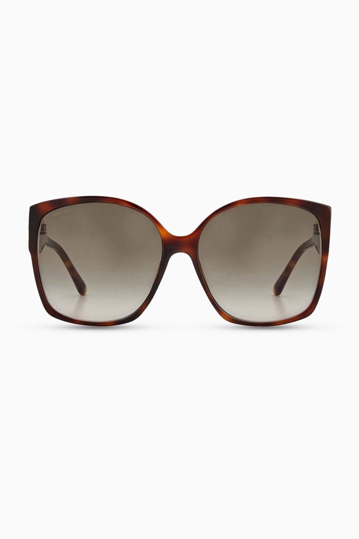 

Noemi Sunglasses with Crystal JC Emblem, Brown