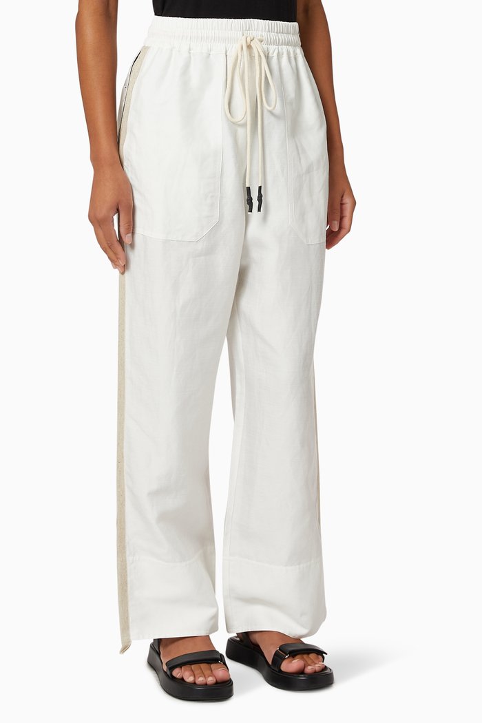 

Bryant Relaxed Pants in Ramie, White