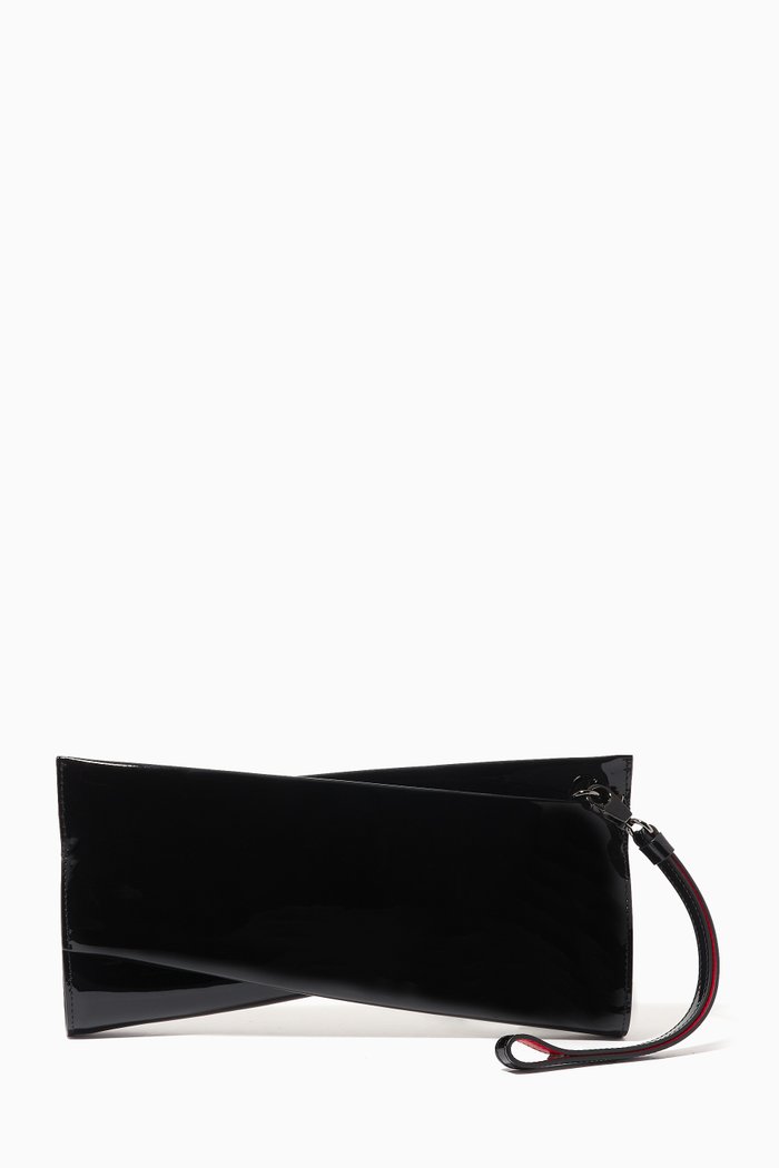 

Loubitwist Clutch in Leather, Black