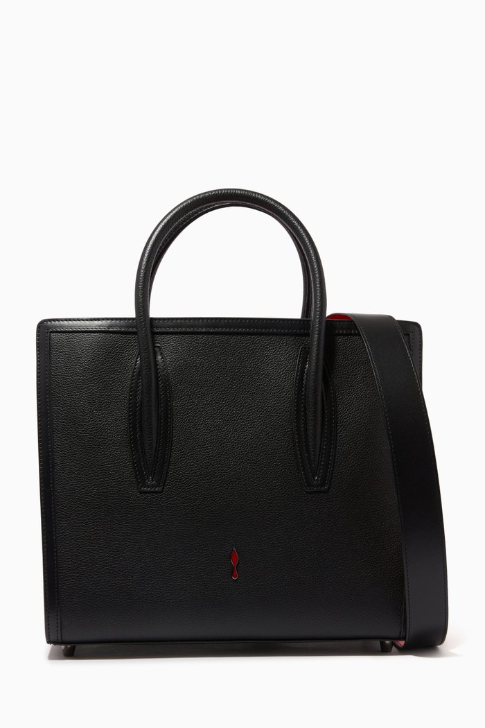

Medium Paloma S Tote Bag in Calfskin Leather, Black