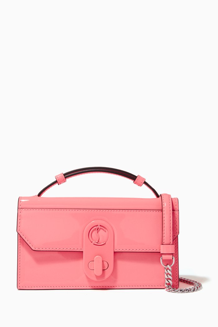 

Elisa Baguette S Bag in Patent Leather, Pink