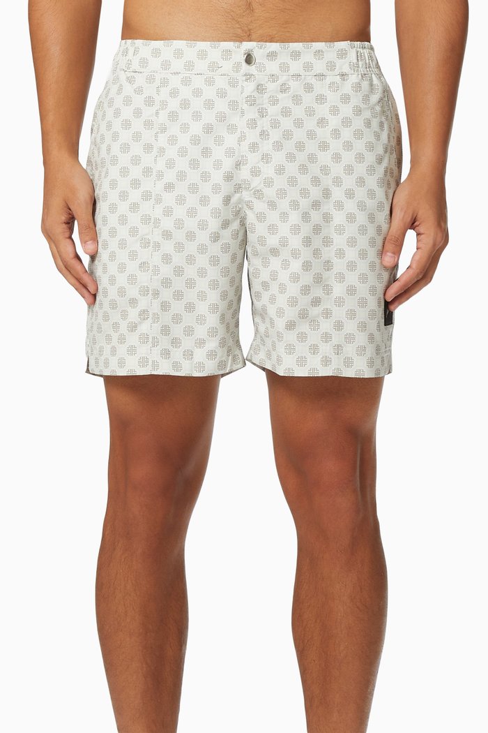 

Tinity Slim Fit Swim Shorts in Technical Jersey, Neutral