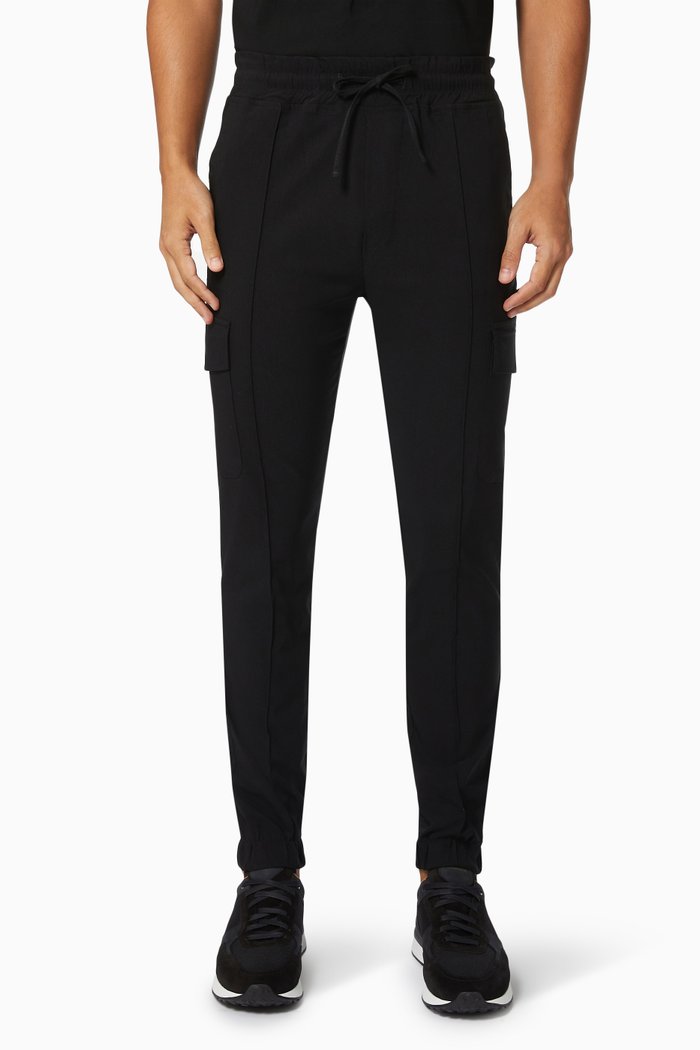 

Salvatore Cargo Pants in Bengaline, Black