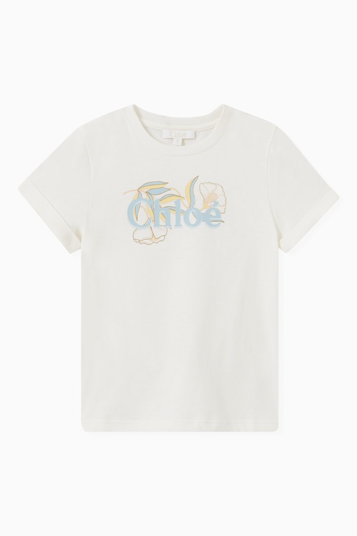 

Logo T-shirt in Jersey, Blue