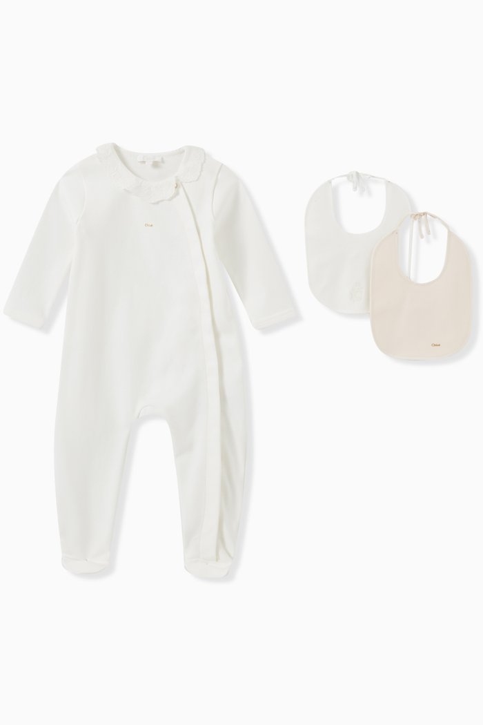 

Pyjama & Bibs in Jersey, Neutral