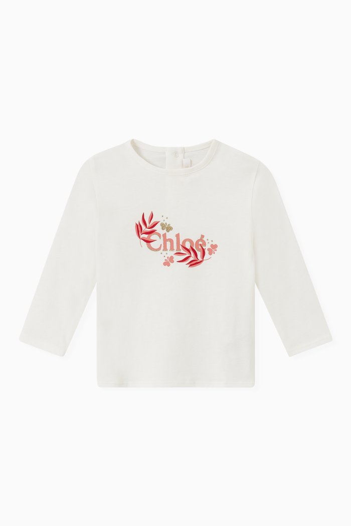 

Logo T-shirt in Jersey, Neutral