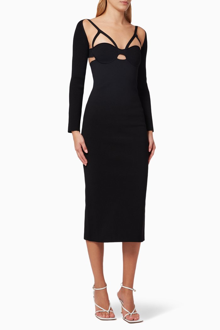 

The Frida Dress in Matte Jersey, Black