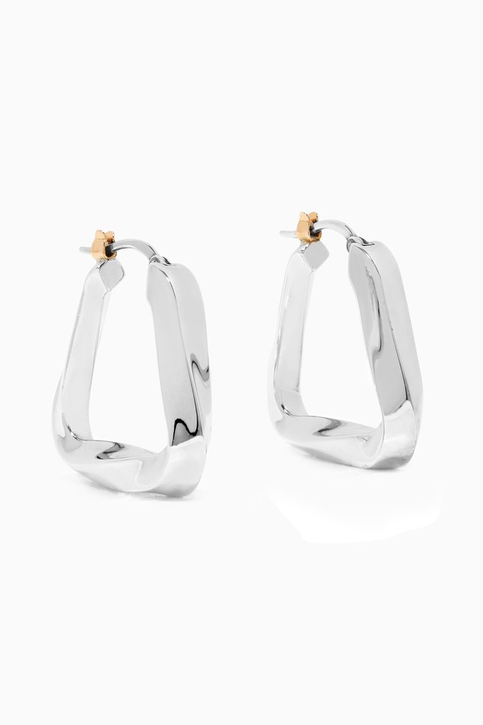 

Triangle Hoop Earrings in Sterling Silver