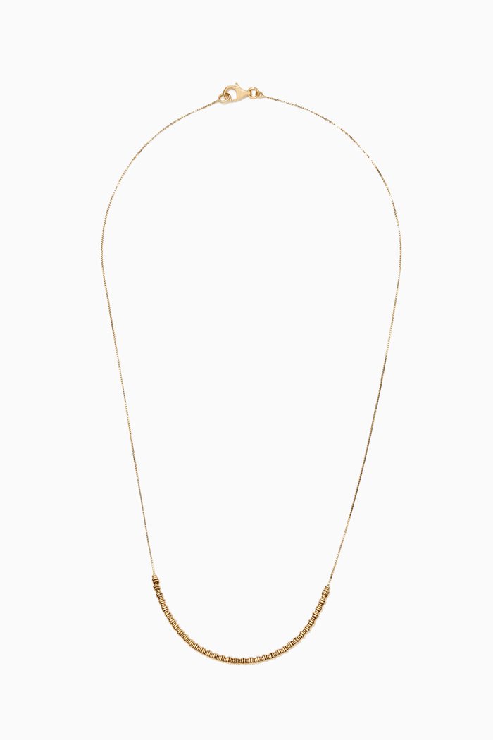 

Box Chain Necklace in 18kt Gold Plated Silver