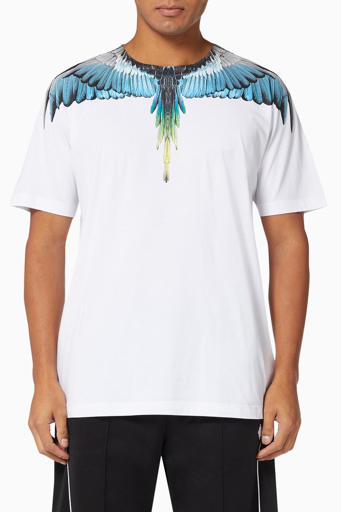 

Wings T-shirt in Cotton Jersey, White