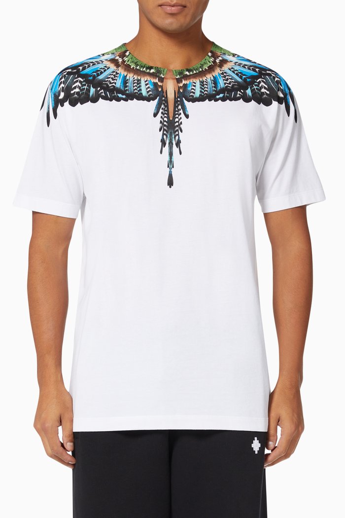 

Grizzly Wings T-shirt in Cotton Jersey, White