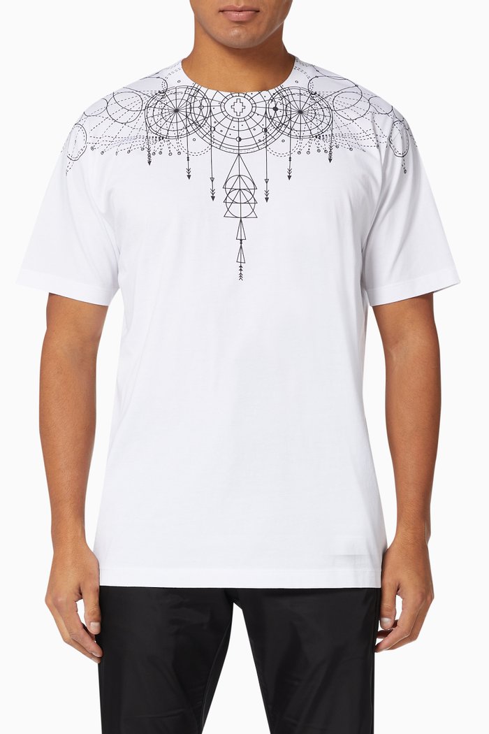 

Astral Wings T-shirt in Cotton Jersey, White