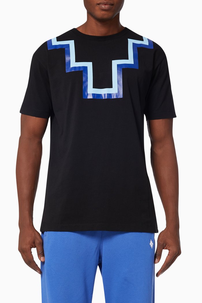 

Cross T-shirt in Cotton Jersey, Black