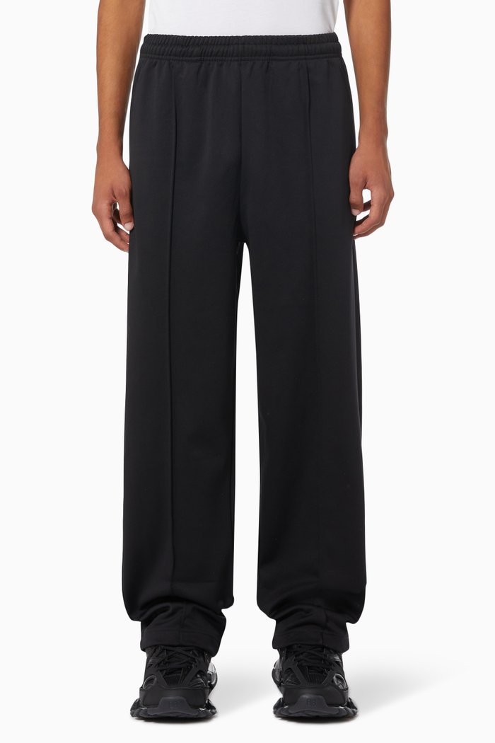 Rural Cross Loose Trackpants, Black