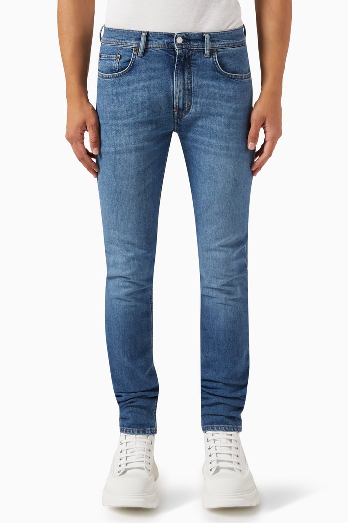 

North Mid-rise Skinny Jeans in Denim, Blue
