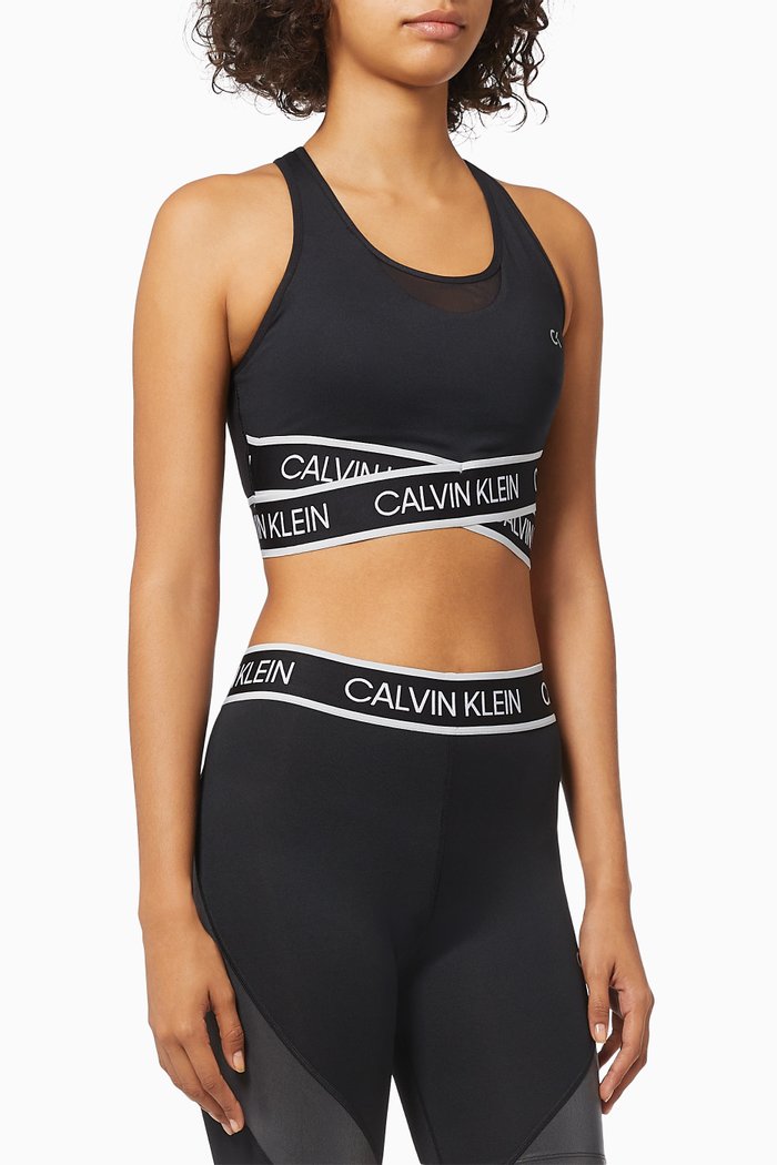 

Medium Impact Sports Bra in Technical Stretch Blend, Black