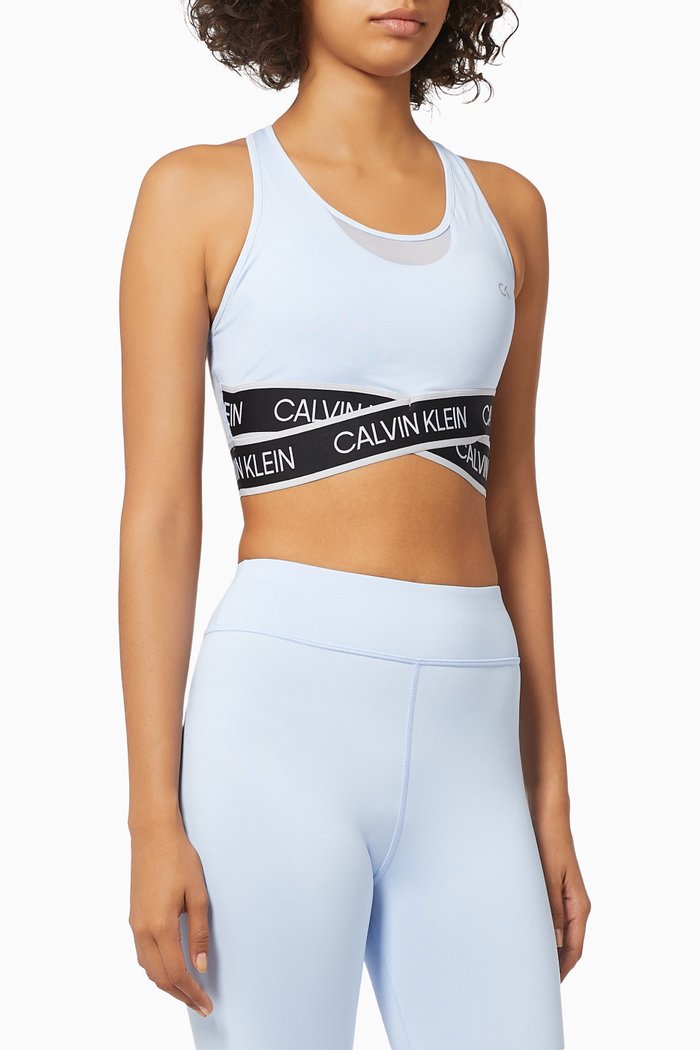 

Medium Impact Sports Bra in Technical Stretch Blend, Blue