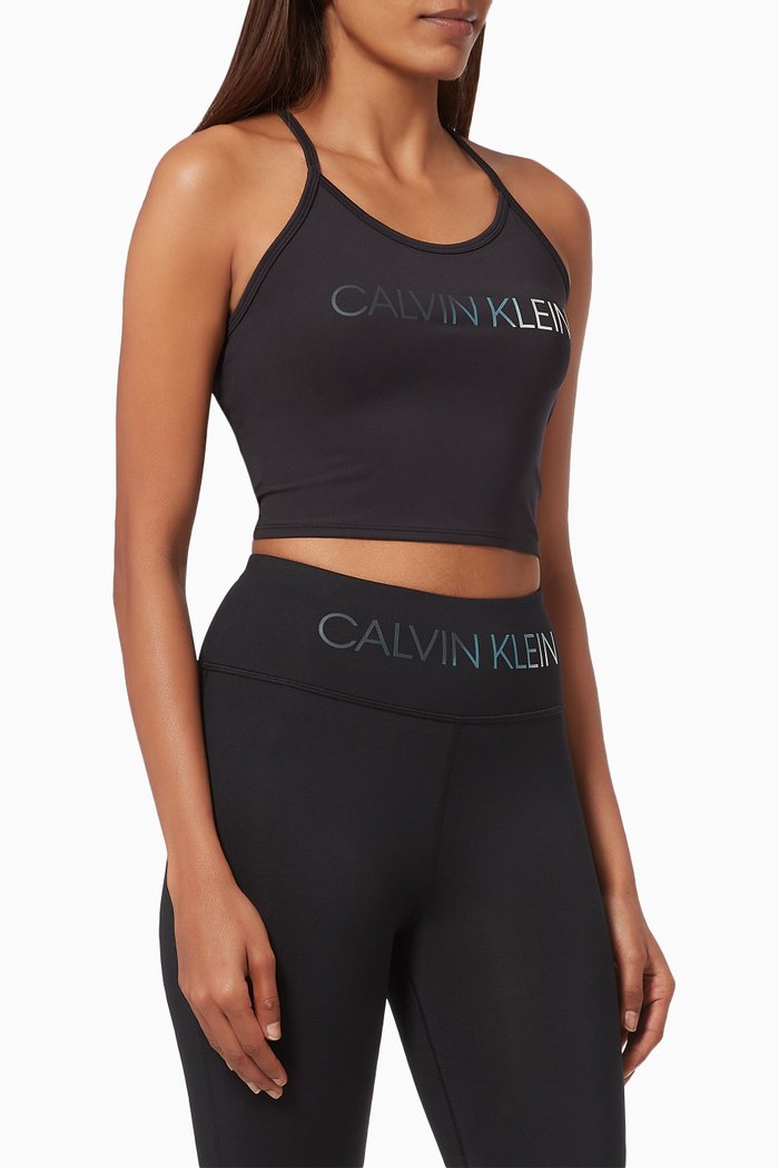 

Cool Touch Thermos Tank Top in Technical Stretch Blend, Black