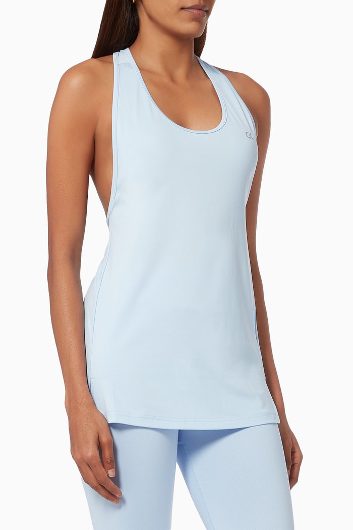 

Tank Top in Technical Stretch Blend, Blue