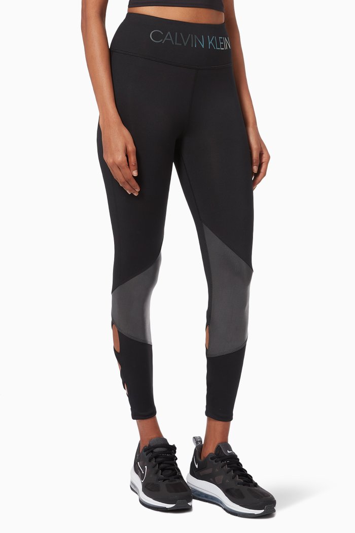 

7/8 Gym Leggings in Technical Stretch Blend, Black