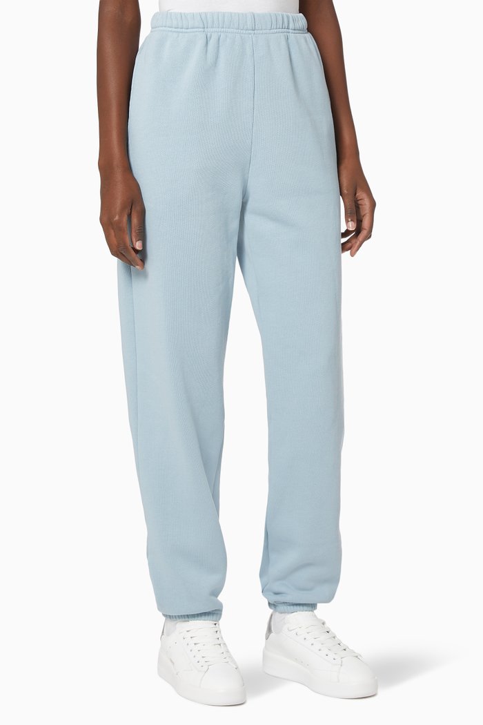 Classic Sweatpants in Heavyweight Cotton Fleece, Blue