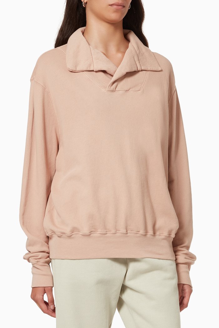 

Yacht Pullover in French Terry, Pink