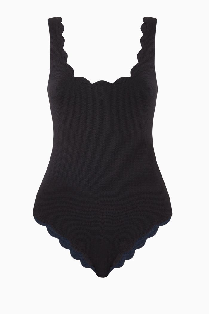 

Palm Springs Swimsuit in Pre-consumer Recycled Fabric, Black
