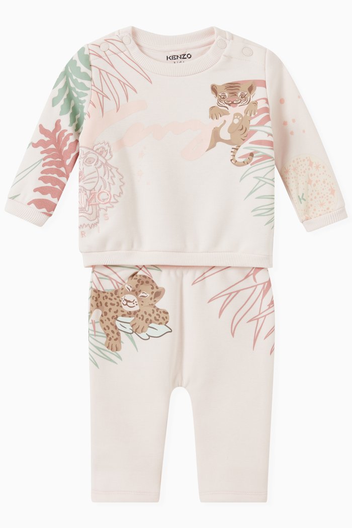 

Cub Print Set in Cotton, Pink